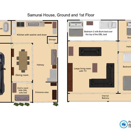 Samurai House - Large Family House, West Shinjuku Tokió Kültér fotó